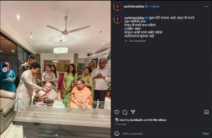 Sachin Tendulkar Celebrates Mother's Birthday with Family, Pens Heartfelt Tribute