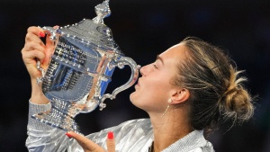 Aryna Sabalenka Celebrates US Open Victory with Champagne Locker Room Celebration - Watch!