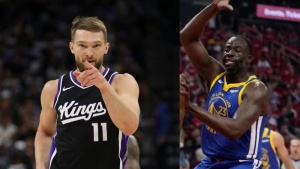 Draymond Green Defends Sabonis Incident: 'Gotta Get Him Back' After Ankle Grab
OR
Draymond Green Justifies Sabonis Stomp: 'He Grabbed My Ankle!'
OR
Draymond Green Doubles Down: Defends Sabonis Incident, Revisits LeBron Controversy