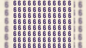 Headline:
Test Your Vision: Can You Find the Hidden '9' Among the '6's in Under 5 Seconds?