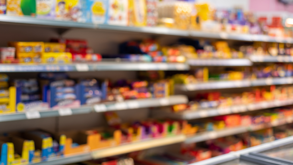 Unhealthy packaged foods
