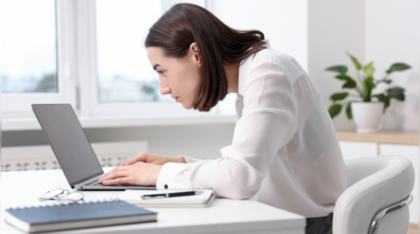Slouching in front of screens for hours
