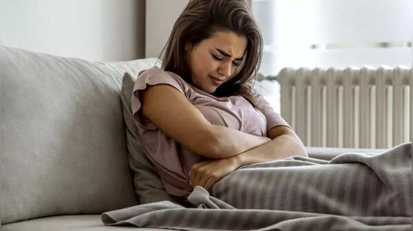 Abdominal pain and swelling