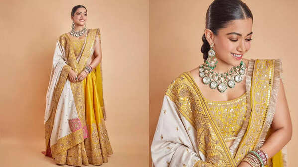 ​Yellow & Ivory Lehenga